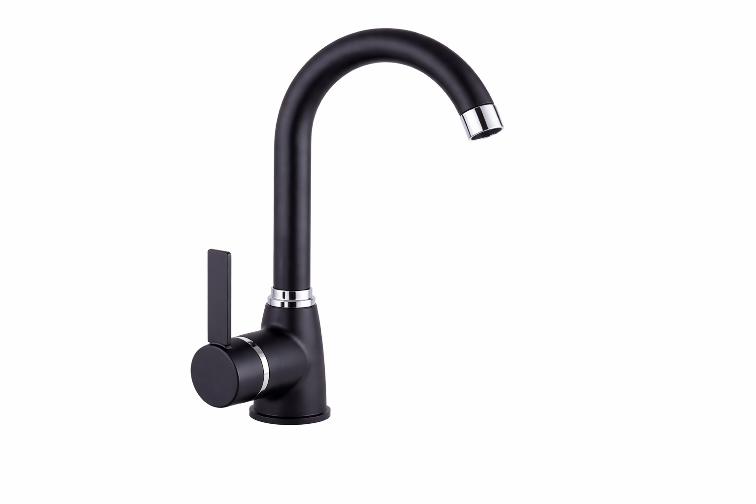 DELTA MİX KUĞU LAVABO BATARYASI SİYAH
